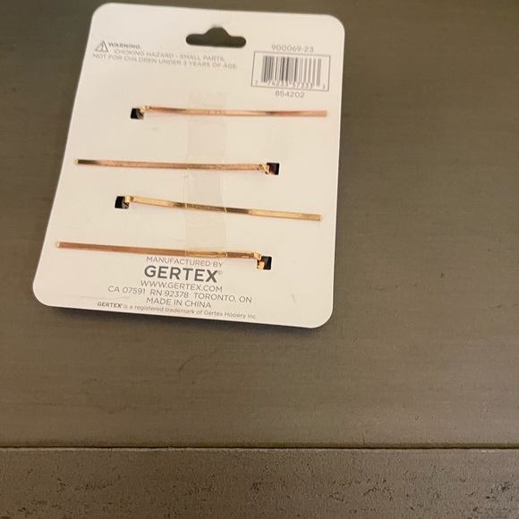 Hair pin accessories for women. 2 set of pins. Gold color. - Picture 4 of 4